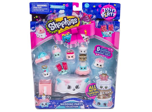 پک 8 تایی فیگورهای Shopkins سری Join the Party مدل Wedding Party, image 4