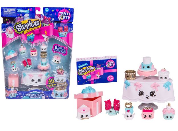پک 8 تایی فیگورهای Shopkins سری Join the Party مدل Wedding Party, image 