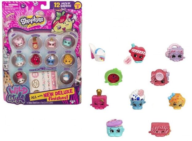 پک 12 تایی فیگورهای Shopkins سری Wild Style, image 