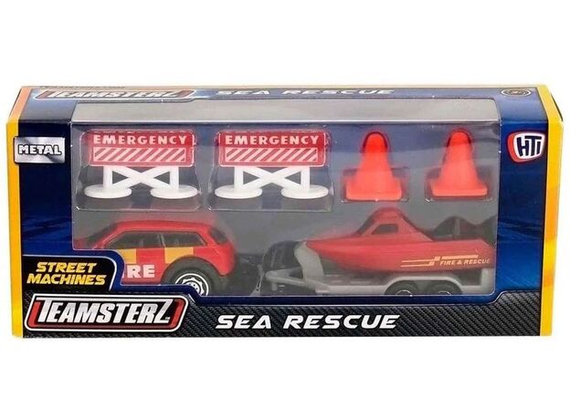 ست نجات دریایی Teamsterz با ماشین آتشنشانی, image 3