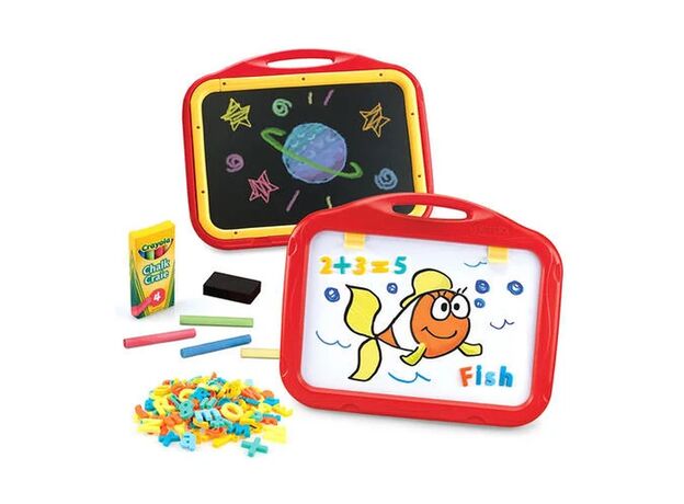 تخته خلاقیت دوطرفه مغناطیسی Crayola به همراه اکسسوری, image 