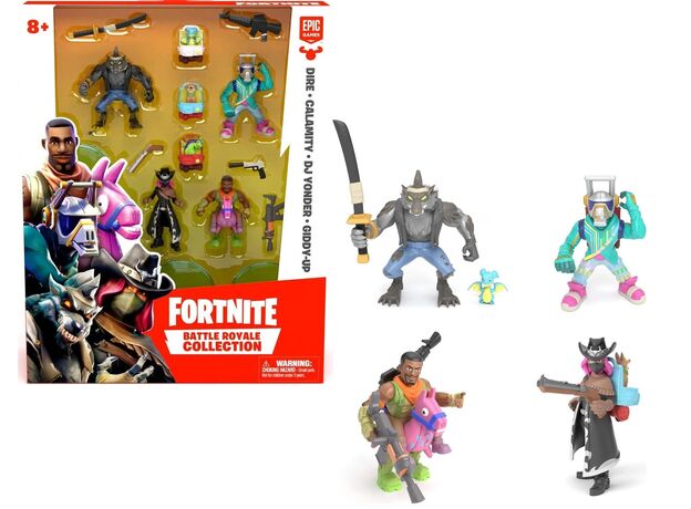 ست 4 تایی فیگورهای فورتنایت بتل رویال مدل Dire, image 