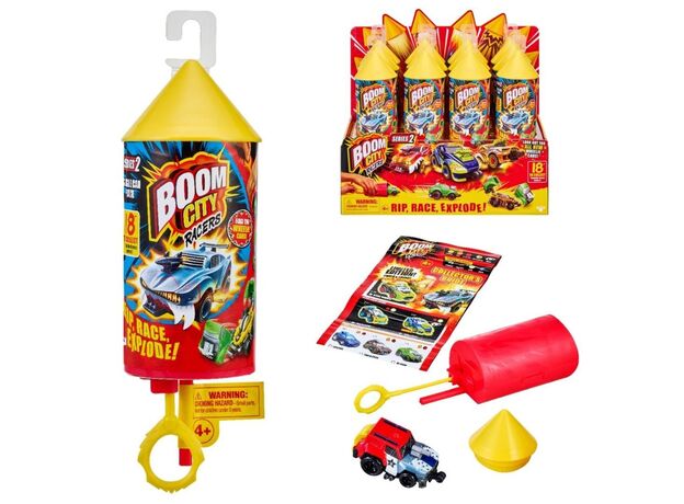 پک تکی شانسی ماشین موشکی بوم سیتی Boom City Racer سری 2, image 