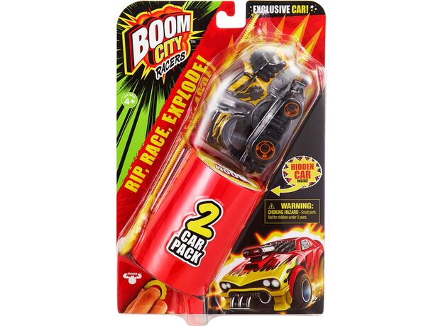 پک 2 تایی ماشین موشکی بوم سیتی Boom City Racer مدل زرد, image 4
