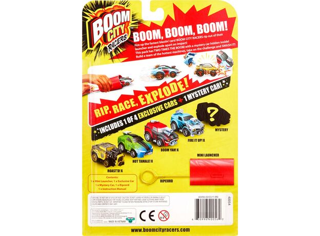 پک 2 تایی ماشین موشکی بوم سیتی Boom City Racer مدل زرد, image 6