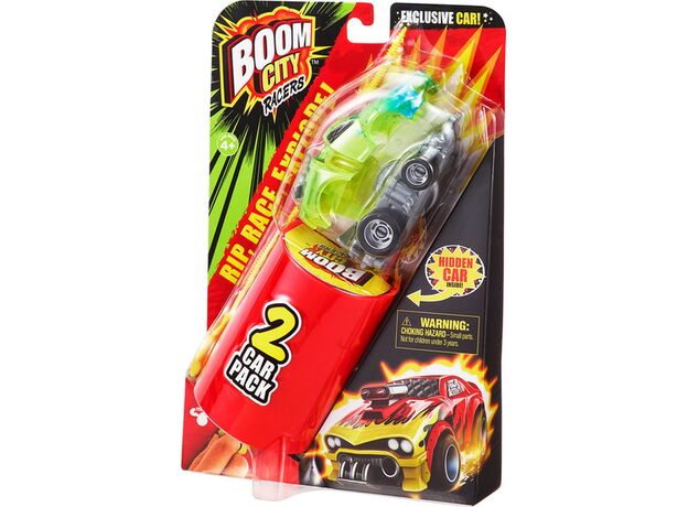 پک 2 تایی ماشین موشکی بوم سیتی Boom City Racer مدل سبز, image 4