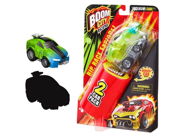 پک 2 تایی ماشین موشکی بوم سیتی Boom City Racer مدل سبز, image 