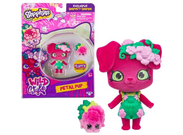 عروسک پتال پاپ Shopkins سری Wild Style, تنوع: 56869-Petal Pup, image 