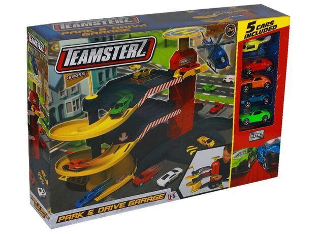 ست پارکینگ شهری و گاراژ 3 طبقه Teamsterz به همراه 5 ماشین, image 5