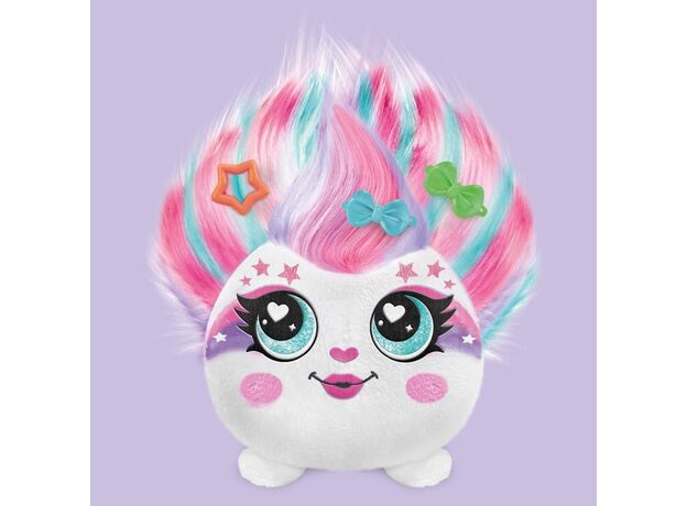 عروسک پولیشی Hairiffic mini مدل posh همراه با ایر براش, image 2