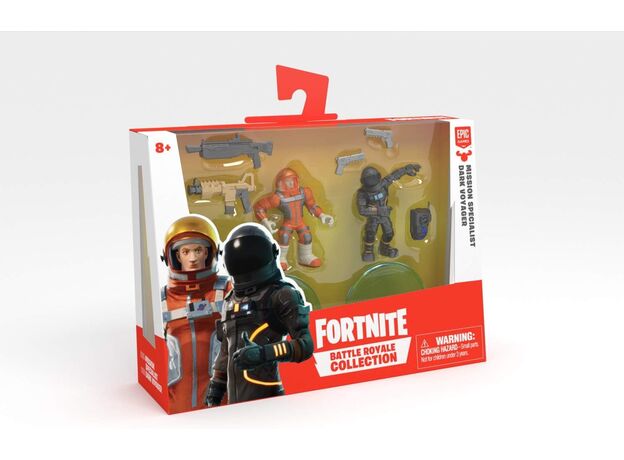ست 2 تایی فیگورهای فورتنایت بتل رویال مدل Mission Specialist و Dark Voyager, image 8