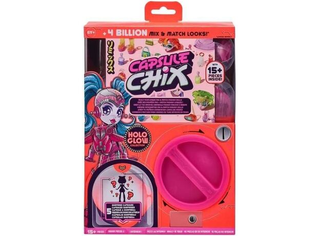 عروسک فشن سورپرایزی Capsule Chix مدل HoloGlow, image 