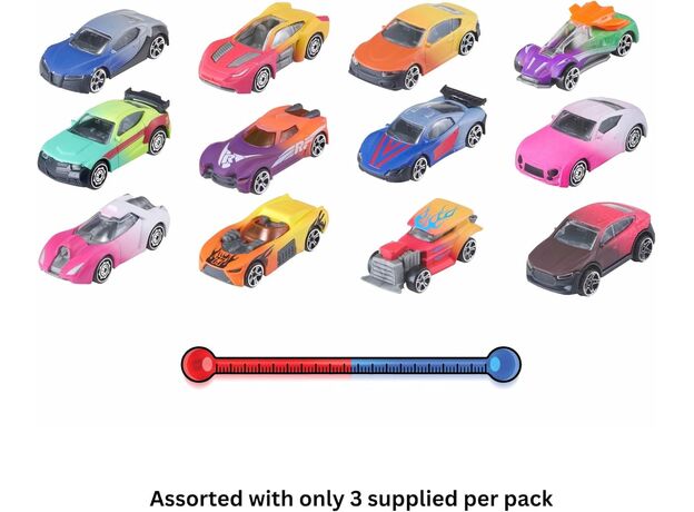 پک 3 تایی سورپرایزی ماشین های تغییر رنگ دهنده Teamsterz مدل قرمز, image 5