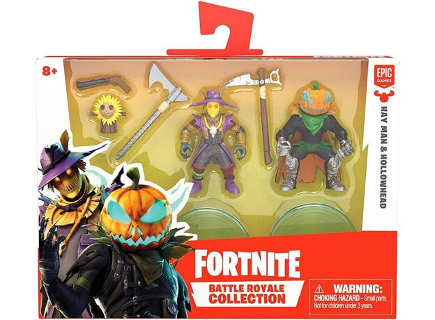 ست 2 تایی فیگورهای فورتنایت بتل رویال مدل Hay Man و Hollowhead, image 
