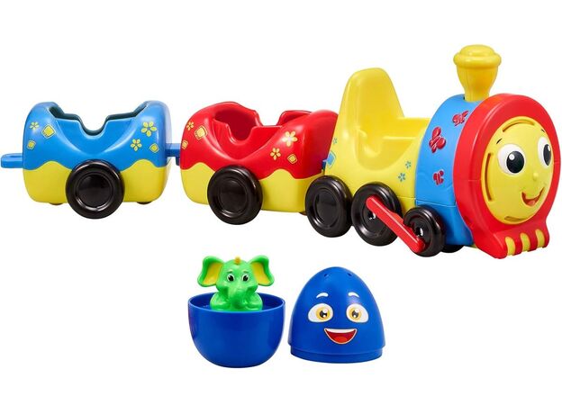 قطار CHU CHU به همراه 1 تخم‌ مرغ‌ Peek & Play, image 3