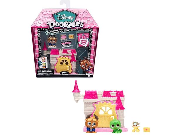 ست قصر دیو و دلبر Disney Doorables, image 