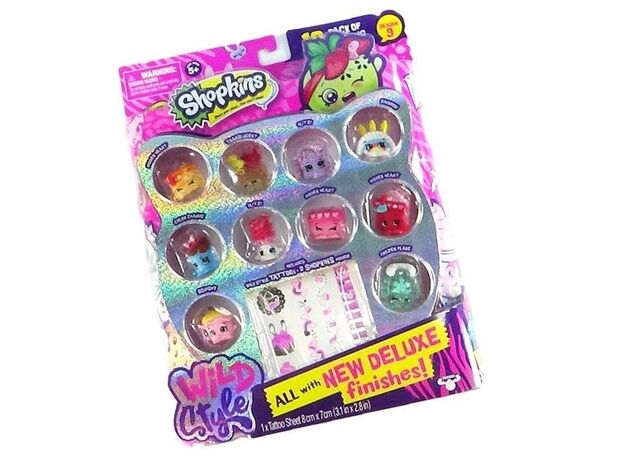 پک 12 تایی فیگورهای Shopkins سری Wild Style, image 