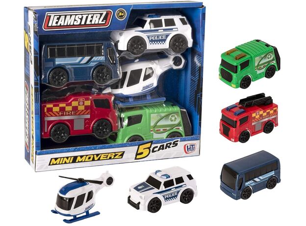 پک 5 تایی ماشین های مینی شهری Teamsterz, image 