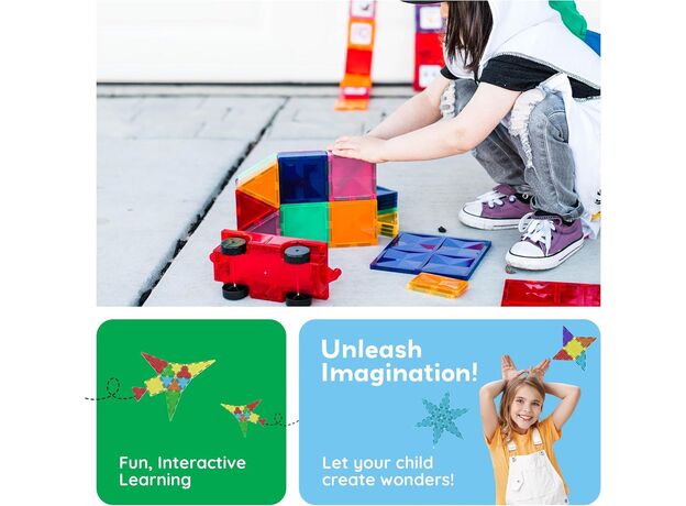 ست 60 عددی بلاک های سه بعدی مغناطیسی پیکاسو, image 8