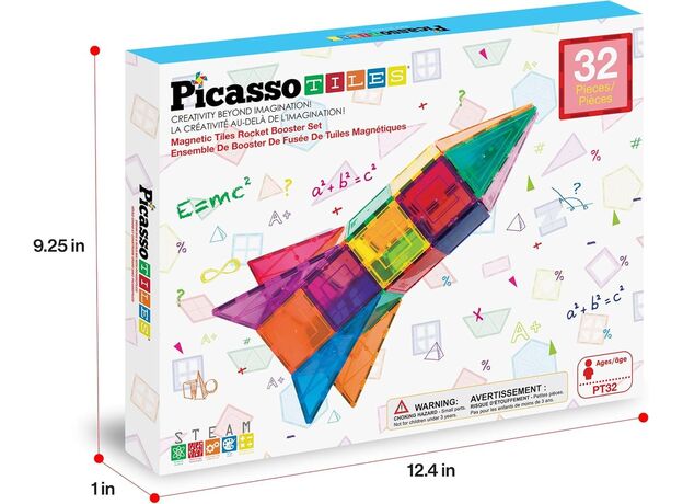 ست 32 عددی ساخت راکت مغناطیسی پیکاسو, image 9