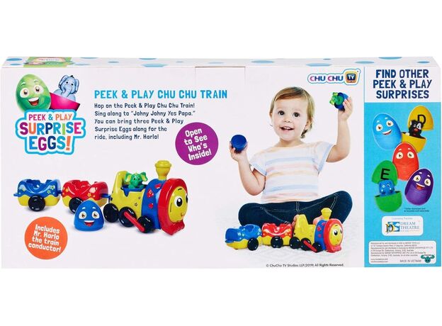 قطار CHU CHU به همراه 1 تخم‌ مرغ‌ Peek & Play, image 8