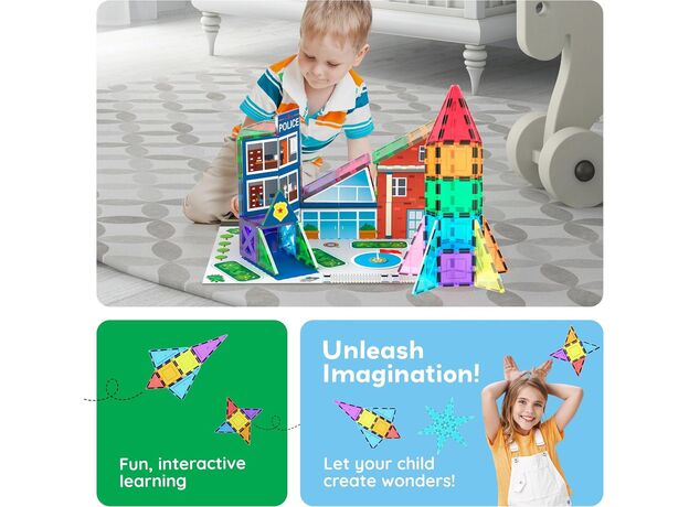 ست 32 عددی ساخت راکت مغناطیسی پیکاسو, image 2