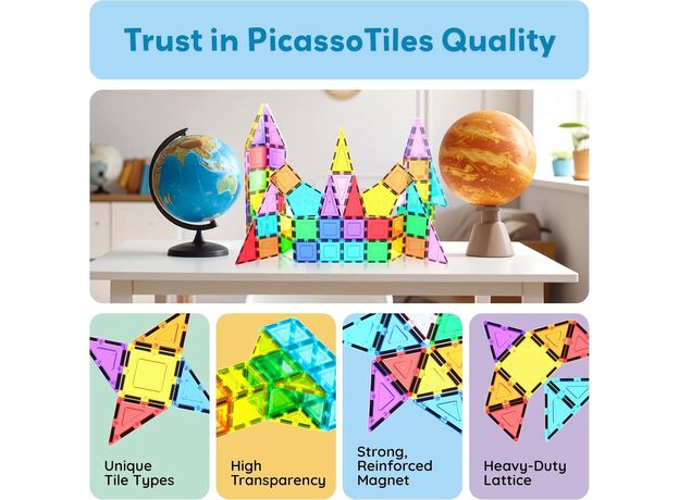 ست 32 عددی ساخت راکت مغناطیسی پیکاسو, image 5