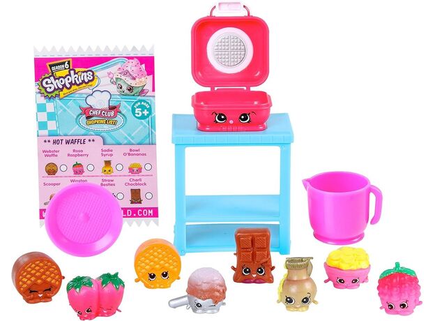 پک 8 تایی فیگورهای Shopkins سری Chef Club مدل Hot Waffle, image 3