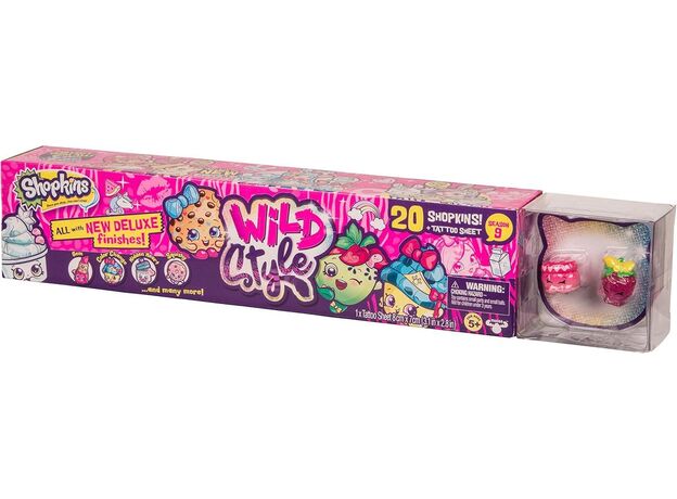 مگا پک 20 تایی فیگور های Shopkins سری Wild Style, image 