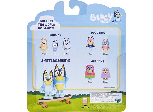 پک 2 تایی فیگور های بلویی و بندیت همراه با اسکیت برد, image 6