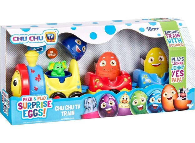 قطار CHU CHU به همراه 1 تخم‌ مرغ‌ Peek & Play, image 7