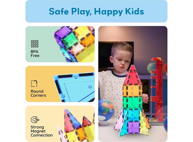 ست 32 عددی ساخت راکت مغناطیسی پیکاسو, image 3