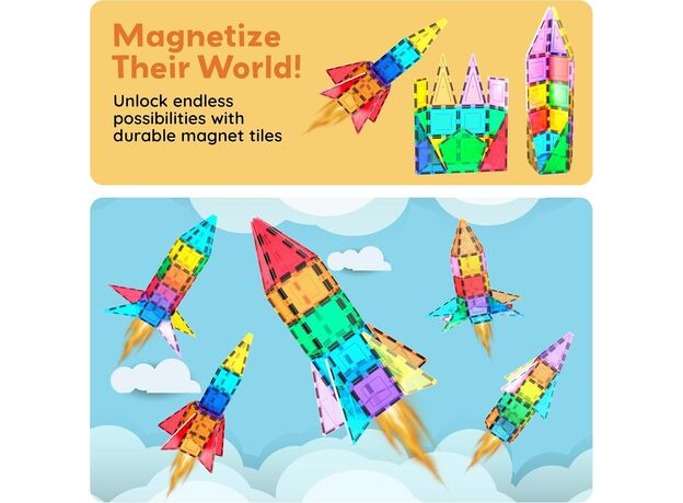 ست 32 عددی ساخت راکت مغناطیسی پیکاسو, image 4