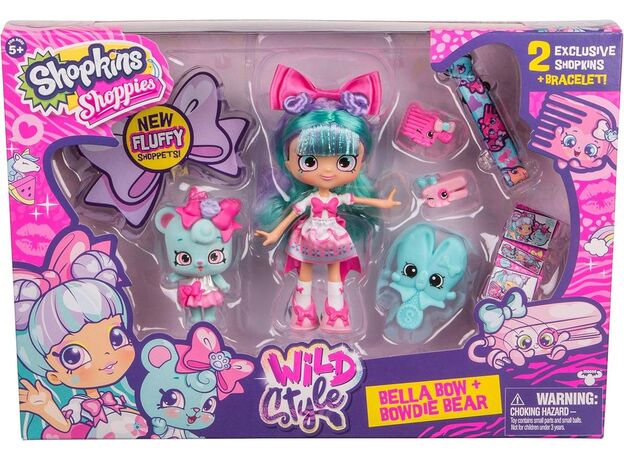ست بازی بلا بو و بودی خرسه Shopkins سری Wild Style, image 