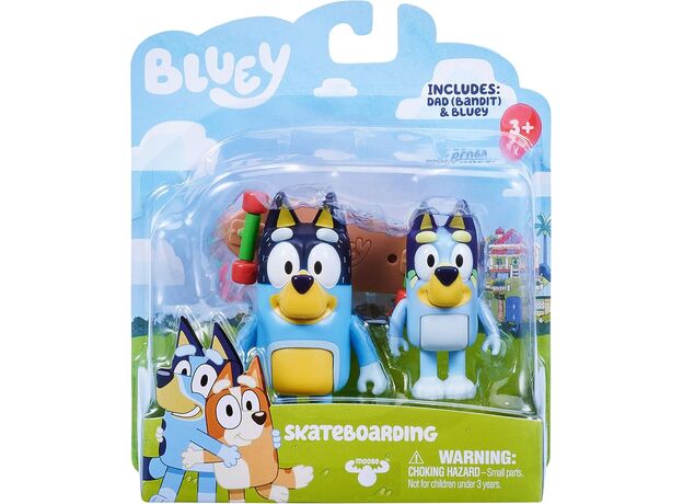 پک 2 تایی فیگور های بلویی و بندیت همراه با اسکیت برد, image 