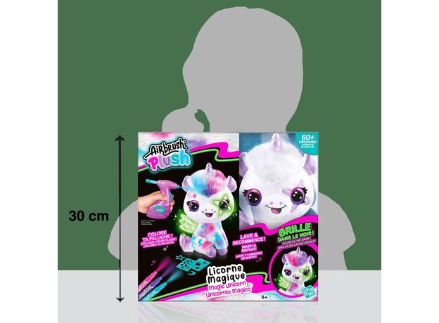 یونیکورن جادویی پولیشی Airbrush Plush, image 6