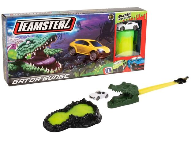 پیست ماشین های Teamsterz مدل تمساح به همراه اسلایم و 1 ماشین, image 