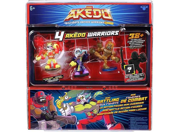آکدو جنگجو پک 4 تایی فیگور های Akedo به همراه 1 فیگور سورپرایزی, image 