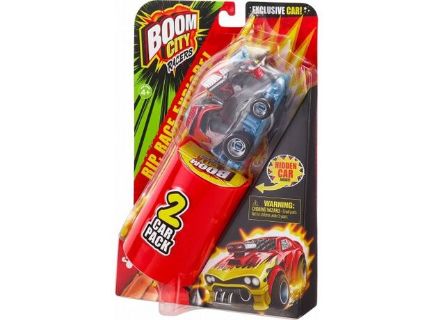 پک 2 تایی ماشین موشکی بوم سیتی Boom City Racer مدل قرمز, image 3