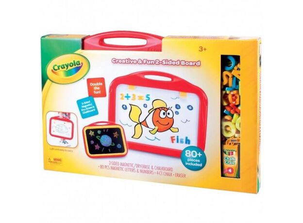 تخته خلاقیت دوطرفه مغناطیسی Crayola به همراه اکسسوری, image 2