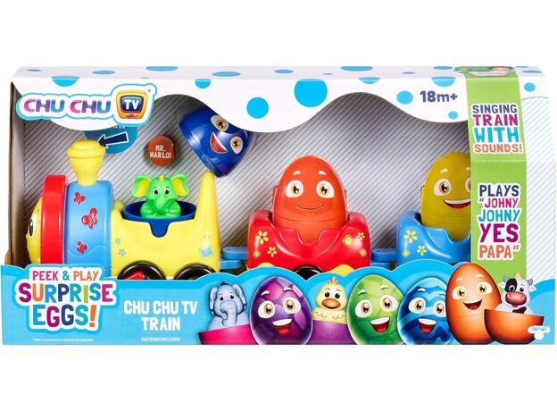قطار CHU CHU به همراه 1 تخم‌ مرغ‌ Peek & Play, image 6