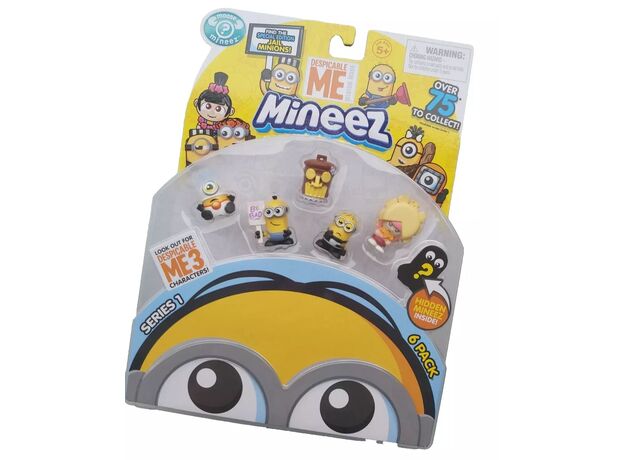 پک شانسی 6 تایی مینی فیگور مینیون ها Despicable Me, image 2