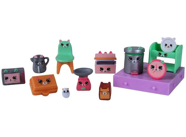 پک دکوراسیون 15 عددی شاپکینز مدل Kitty Kitchen, image 2