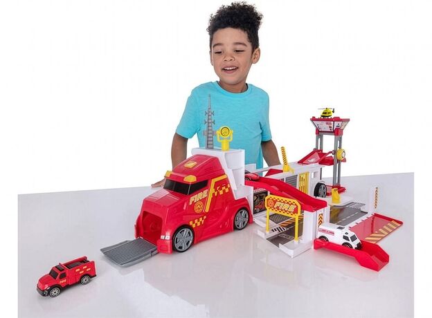 کامیون فرماندهی آتش ‌نشانی Teamsterz به همراه 4 ماشین, image 