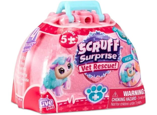 عروسک پولیشی سورپرایزی Scruff-a-Luvs سری Vet Rescue مدل صورتی, تنوع: 30065-Pink, image 