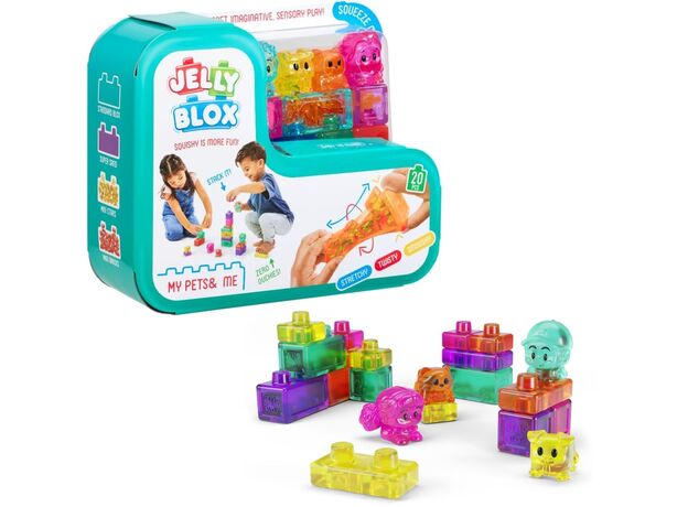 پک 20 تایی بلاک های ساختنی ژله ای Jelly Blox, image 