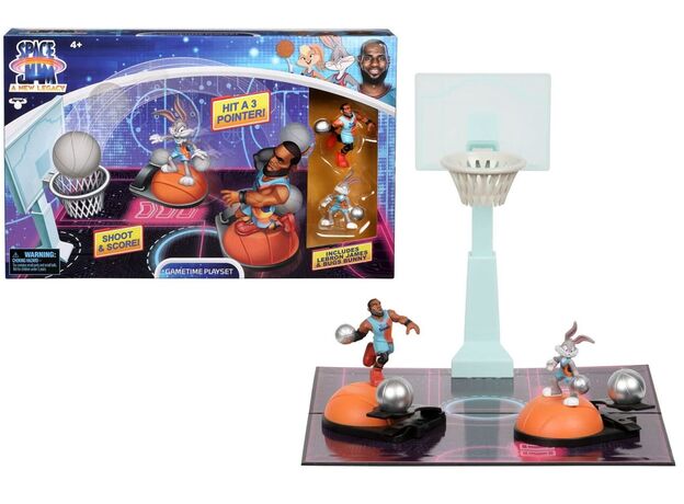 بازی بسکتبال shoot & score همراه با لبران جیمز و باگز بانی, image 