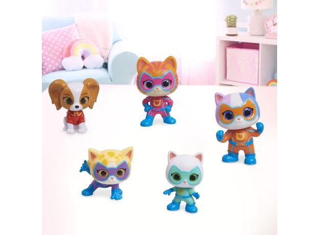 ست 5 تایی فیگورهای قهرمانان SuperKitties, image 4