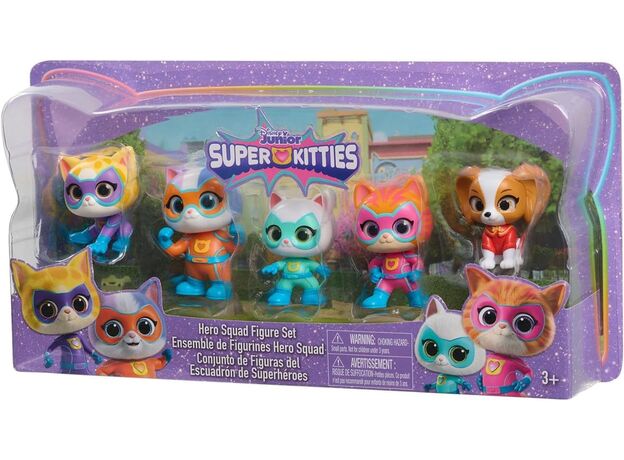 ست 5 تایی فیگورهای قهرمانان SuperKitties, image 5