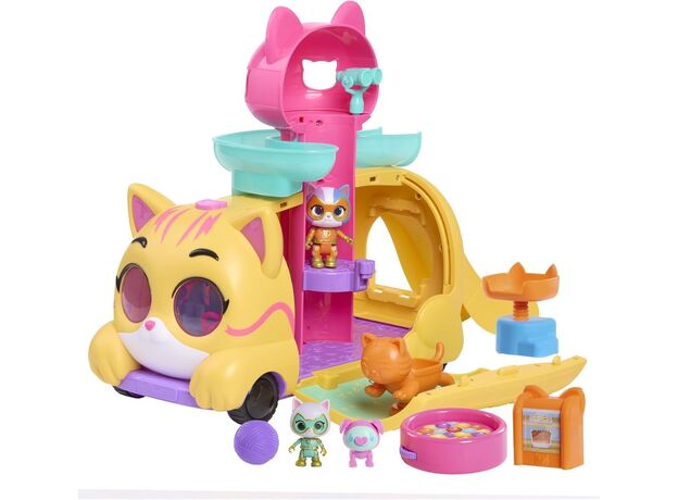 ست ماشین گربه ای SuperKitties به همراه فیگور و اکسسوری, image 3